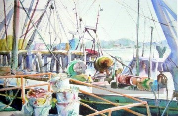 yxf0194d impressionnisme paysage marin marine Peinture à l'huile